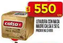 Supermercados DIA Calsa levadura con masa madre oferta