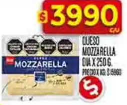 Supermercados DIA Dia mozzarella queso oferta