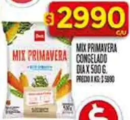 Supermercados DIA Dia mix primavera congelado oferta