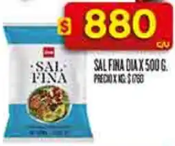 Supermercados DIA Dia sal fina oferta