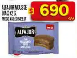 Supermercados DIA Dia alfajor mousse oferta