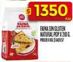 Supermercados DIA Pop faina sin gluten natural oferta
