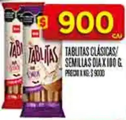 Supermercados DIA Dia tablitas clásicas semillas oferta