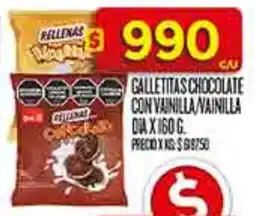 Supermercados DIA Dia galletitas chocolate con vainilla oferta