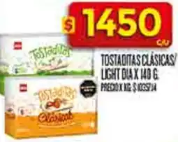 Supermercados DIA Dia tostaditas clásicas light oferta