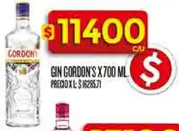 Supermercados DIA Gordon's gin oferta