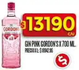 Supermercados DIA Gordon's gin pink oferta