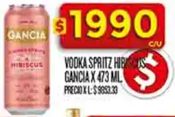 Supermercados DIA Gancia vodka spritz hibiscus oferta