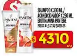 Supermercados DIA Pantene shampoo/ acondicionador oferta