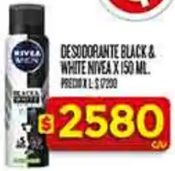 Supermercados DIA Nivea desodorante black& white oferta