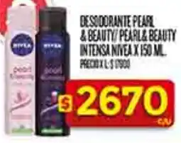 Supermercados DIA Nivea desodorante pearl &beauty/pearl&beauty intensa oferta