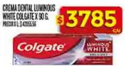 Supermercados DIA Colgate crema dental luminous white oferta