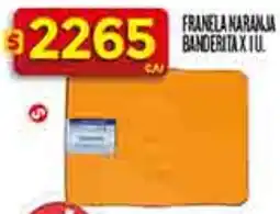 Supermercados DIA Franela naranja banderita oferta