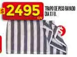 Supermercados DIA Dia trapo de piso rayado oferta