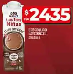 Supermercados DIA Las tres niñal leche con cacao oferta