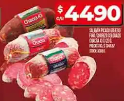 Supermercados DIA salamin picado grueso chaora 43 oferta