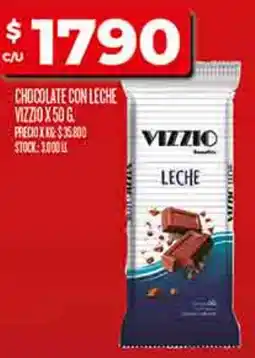 Supermercados DIA Vizzio chocolate con leche oferta
