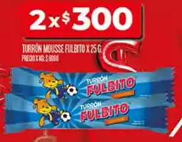 Supermercados DIA Turrón mousse fulbito oferta