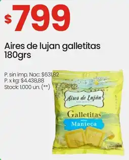 Changomas Aires de lujan galletitas oferta