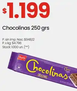 Changomas Chocolinas oferta