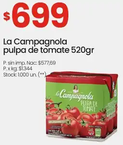 Changomas La campagnola pulpa de tomate oferta