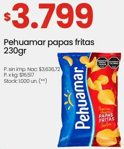 Changomas Pehuamar papas fritas oferta