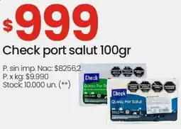 Changomas Check port salut oferta