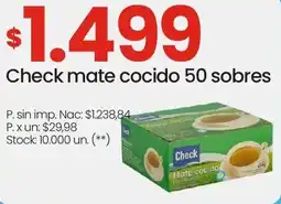 Changomas Check mate cocido oferta