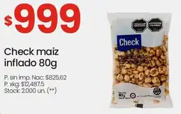 Changomas Check maiz inflado oferta