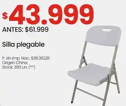 Changomas Silla plegable oferta