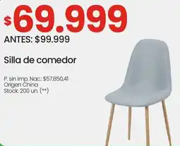 Changomas Silla de comedor oferta