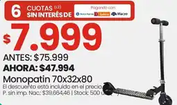 Changomas Monopatin oferta