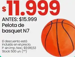 Changomas Pelota de basquet N7 oferta