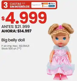 Big belly doll