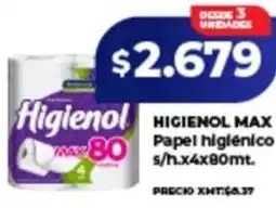 Supermayorista Vital Higienol higienol max max papel higiênico oferta
