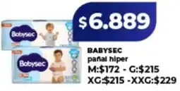 Supermayorista Vital Babysec pañial hiper oferta