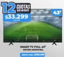 Supermayorista Vital Smart tv full 43" oferta