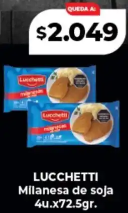 Supermayorista Vital Lucchetti milanesa de soja oferta
