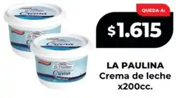 Supermayorista Vital La paulina crema de leche oferta