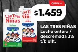 Supermayorista Vital Las tres niñas leche entera / descremada oferta