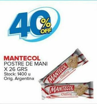 Carrefour Postre de mani mantecol oferta