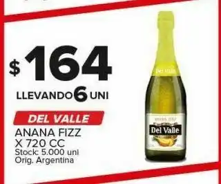 Carrefour Anana fizz x 720 cc del valle oferta