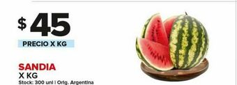 Carrefour Sandía x kg oferta