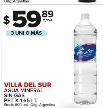Carrefour Agua mineral villa del sur oferta