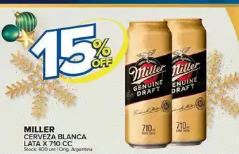 Carrefour Cerveza miller oferta