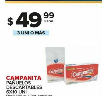 Carrefour Maxi Pañuelos descartables campanita oferta