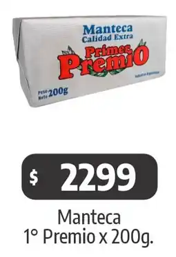 Autoservicio Capo Manteca 1º premio oferta