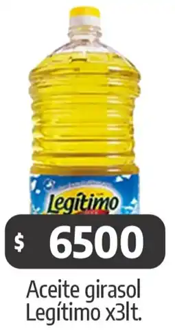 Autoservicio Capo Legítimo aceite girasol oferta