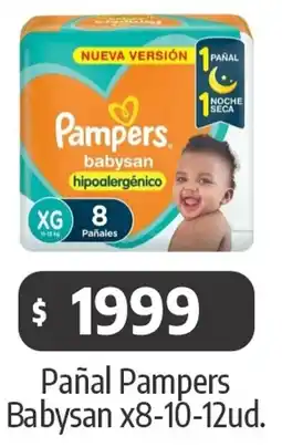 Autoservicio Capo Pampers pañal babysan oferta