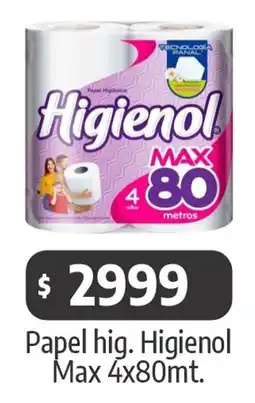 Autoservicio Capo Higienol max papel hig. oferta